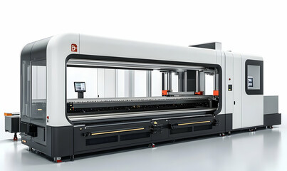 A modern industrial machine designed for precision cutting and manufacturing processes.