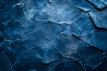 Obraz premium Textured blue stone surface for perfect natural backdrop design : Generative AI