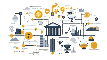 Identifying The Proper BATNA with Icons and description in an Infographic template