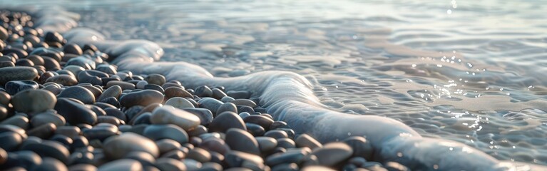 Obraz premium Serene Coastal Woodland. Harmony with Nature concept