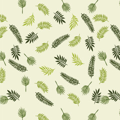 Green Leaves Pattern