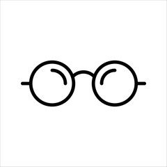 Fototapeta premium glasses icon.symbol for mobile concept and web design. vector illustration on white background