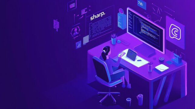 C#,  pronounced C sharp  is an object oriented programming language that enables developers to build applications that run on the command.