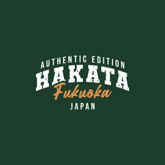 Hakata Authentic Edition T Shirt Design