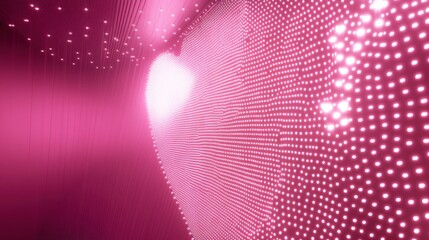 Obraz premium 3d pink hearts,Valentine's Day or wedding,pink heart y2k style isolated on white background,Love concept,romantic,Holiday celebration.