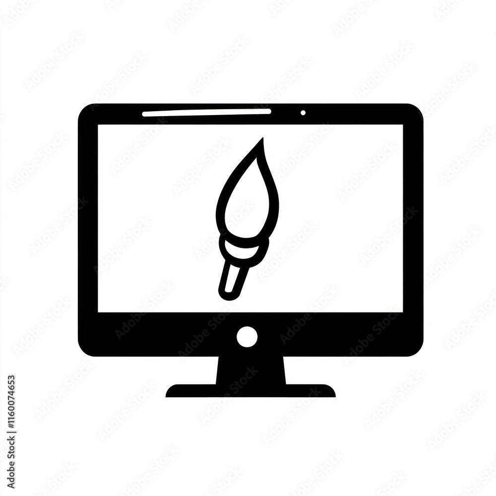 Poster digital torch displayed on computer screen.