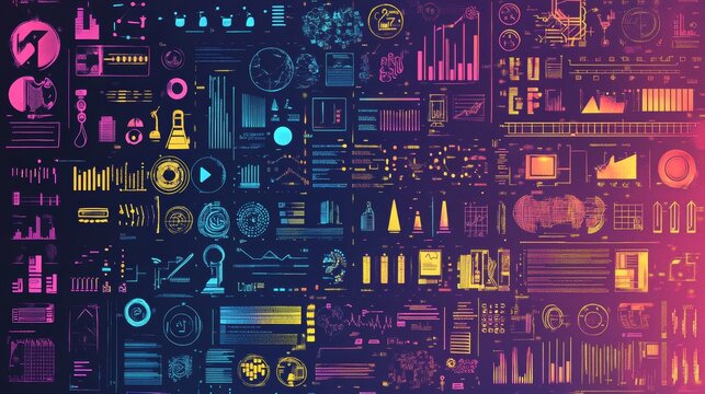 Programming paradigms word concepts blue banner. Program code. Infographics with editable icons on color background. Isolated typography. Vector illustration with text. Arial-Black font used