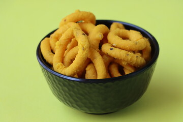 Kodubale, ring murukku, ring chakli, Indian traditional snack