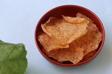 Aloo Papad, Papad made with mash potatoes, Indian traditional food