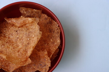 Aloo Papad, Papad made with mash potatoes, Indian traditional food