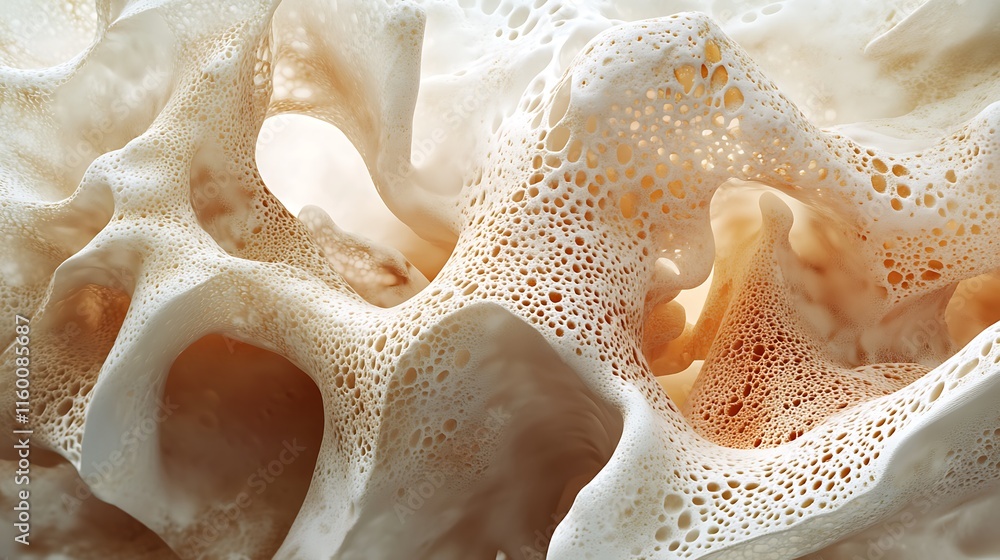 Poster abstract background textured microbial clusters create captivating visual