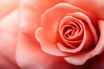 Close-Up View of a Soft Pink Rose Petal Displaying Intricate Layers and Delicate Texture, Capturing the Beauty of Nature in All Its Grace and Elegance