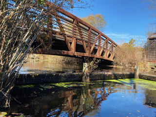 Bridge over lake