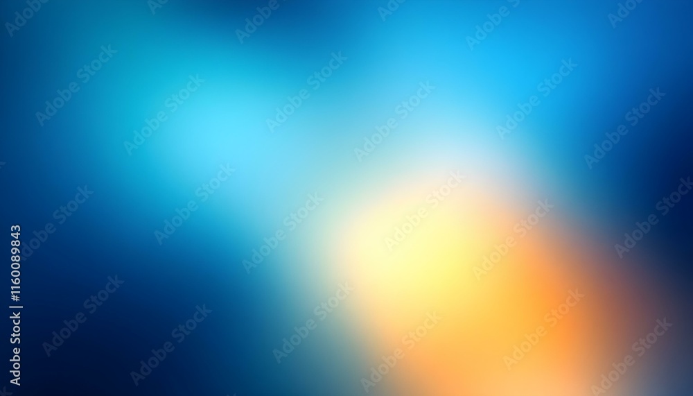 Poster abstract blue gradient background looks modern blurry textured blue wallpaper. elegant gradient back