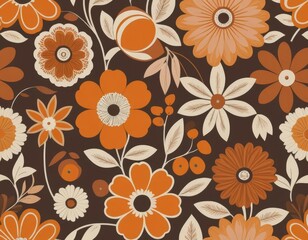 Fototapeta premium seamless floral pattern