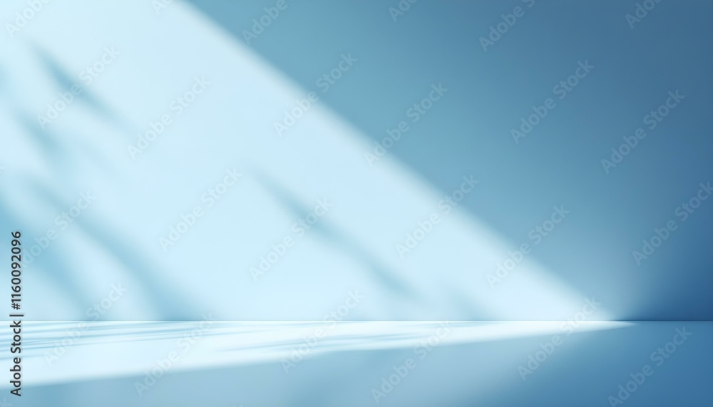 Poster abstract light blue blurred background horizontal panoramic web banner. molecular abstract gradient 