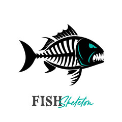 Obraz premium black silhouette of a fish