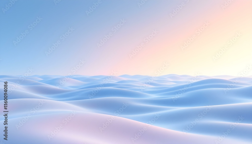 Poster Blue white, color gradient rough abstract background shines bright light and glows template empty space. Serene blue white abstract background soft gradient impressionist minimalist light