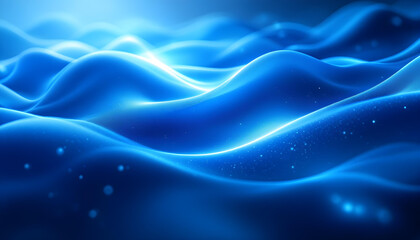 Obraz premium Elegant blue gradient background with soft blur and subtle effects. Soft pastel yellow and blue gradient with light flares and dust. Abstract blurred colorful background. Blue gradient background