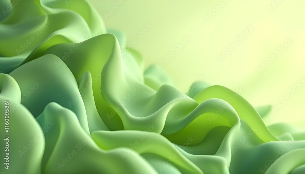 Aufkleber green light color with shades 8k high-resolution color gradient background. abstract green light col