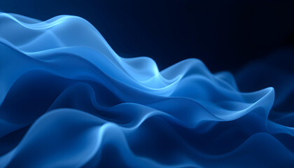 Obraz premium Light blue abstract background. Abstract background featuring 3d shiny plastic waves in vibrant purple, pink, and blue hues. Colorful abstract background with pink and blue multicolored wavy surfaces