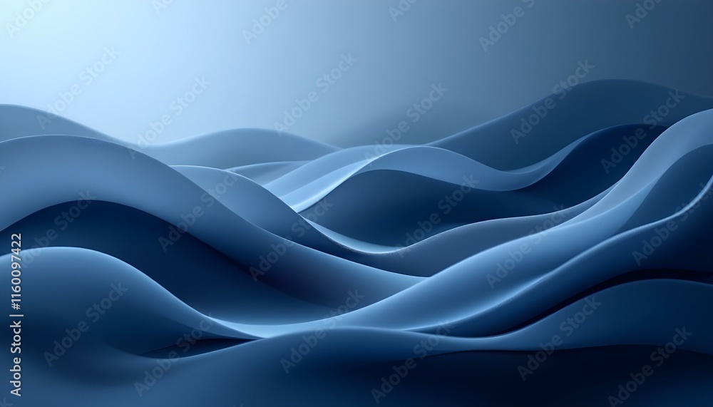 Aufkleber Modern abstract gradient dark purplish blue banner background. Background of an abstract banner with a blend of pinks and blues in a gradient color design. Colorful pink and blue gradients background