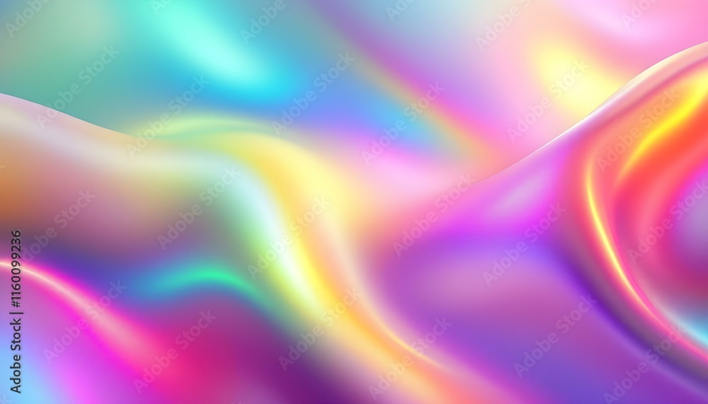 Poster smooth and blurry colorful gradient mesh background. modern bright rainbow colors. modern blend colo