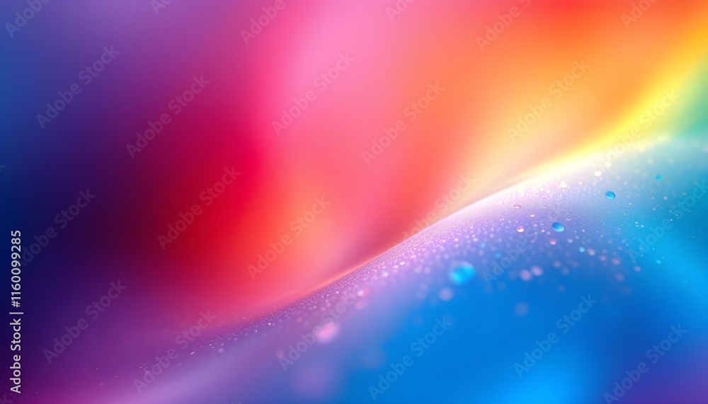 Aufkleber Smooth and blurry colorful gradient mesh background. Modern bright rainbow colors. Modern blend colors grainy abstract gradient background. Neon mesh gradient background with vivid pink and blue hues