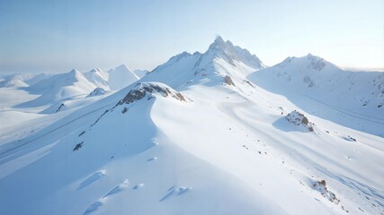 Snowy winter landscape