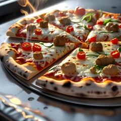Pizza isolated 