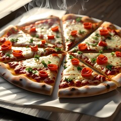 Pizza isolated 
