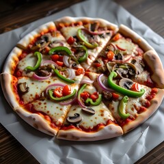 Pizza isolated 
