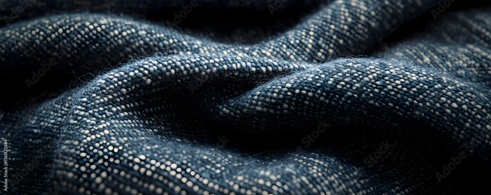 Poster close-up of textured fabric showcasing a woven pattern and subtle color variations.