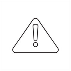 Allert warning icon outline vector