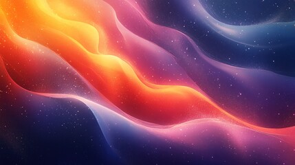 Obraz premium Vibrant abstract gradient with radiant lines and colorful light
