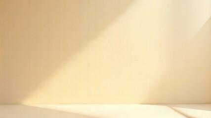 blank empty space room for showing, light brown white abstract gradient background, blur 3D render podium stage texture, studio table backdrops display product design	
