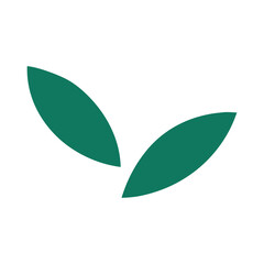 Abstract Organic Plant Shape