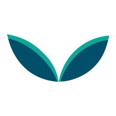 Abstract Organic Plant Shape