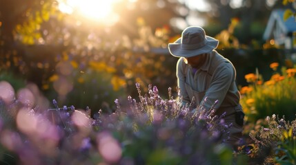 Serenity in Nature. Embracing the Beauty of the Outdoors concept