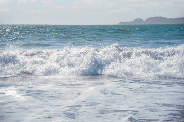 Fototapeta premium waves on the beach