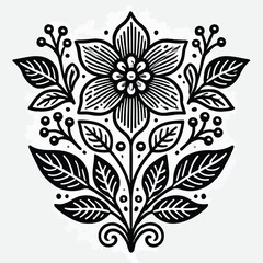 Flower of serenity vector image