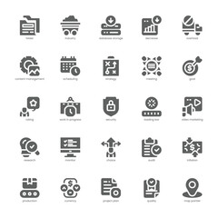 Customer Support icon pack for your website, mobile, presentation, and logo design. Customer Support icon glyph design. Vector graphics illustration and editable stroke.