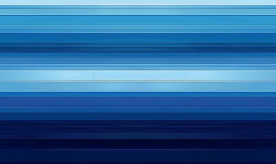 Fototapeta premium Horizontal gradient bands transitioning from baby blue to midnight blue, soft and rich