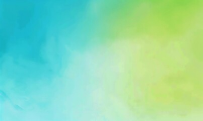 A vibrant gradient of aqua blue and light green, evoking tropical summer vibes