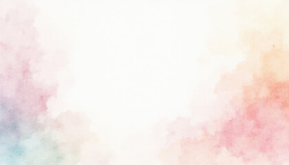 Fototapeta premium Abstract watercolor background with soft pastel colors and copy space for design projects