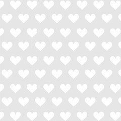 Fototapeta premium simple white love heart pattern backdrop for paper print