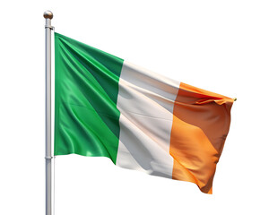 Ireland Flag, isolated on a transparent background