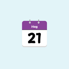 May 21st: Date on Calendar