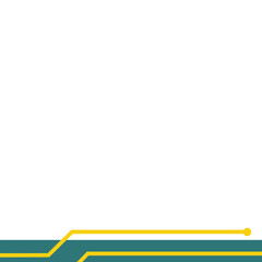 Obraz premium Tech Futuristic Footer