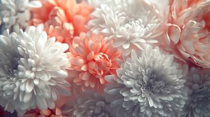 Elegant floral arrangements with orchids, roses, and daisies in vibrant and vintage styles. Valentine's day. AI generated image